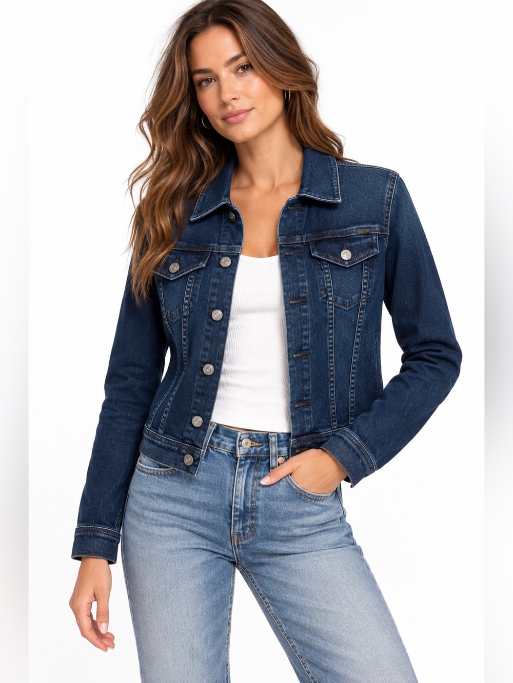 AG Jeans Robyn Jacket Women’s S Side Effect Dark Wash Stretch Denim NWT $235